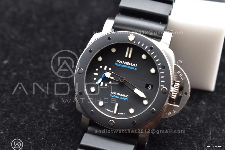 MultiPurpose Black Strap SBF Black 1:1 PAM683 Rubber Edition Dial XXXIV Y on Best 459 0505